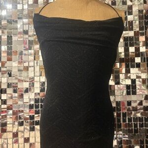 Windsor Black Off-the-Shoulder Bodycon Dress